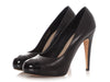 Chanel Black Capped Toe Pumps