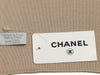 Chanel Beige CC Cotton Scarf