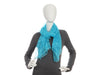 Chanel Turquoise Chiffon Scarf