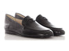 Chanel Black Leather Loafers