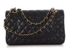 Chanel Medium/Large Black Quilted Caviar Classic Double Flap