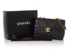 Chanel Vintage XL Jumbo Black Quilted Lambskin Classic Flap