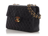 Chanel Vintage XL Jumbo Black Quilted Lambskin Classic Flap