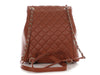 Chanel Medium Light Brown Quilted Grained Calfskin Duma Pockets Backpack