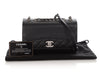 Chanel Small Black Part-Quilted Lambskin Tramezzo Flap