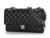 Chanel Medium/Large Black Quilted Lambskin Classic Double Flap