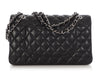 Chanel Medium/Large Black Quilted Lambskin Classic Double Flap