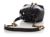 Chanel Vintage Small Black Caviar Drawstring Bucket Bag