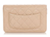 Chanel Beige Quilted Caviar Wallet On Chain WOC