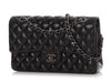 Chanel Medium/Large Black Puffy Quilted Lambskin Classic Double Flap