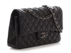 Chanel Medium/Large Black Puffy Quilted Lambskin Classic Double Flap