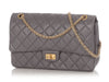 Chanel Gray Quilted Aged Calfskin 2.55 Reissue 226