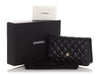 Chanel Black Quilted Caviar Wallet On Chain WOC