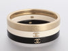 Chanel Black and White Trio Bangle Set