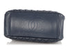 Chanel Teal Blue Quilted Lambskin Bowler Bag