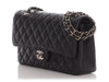 Chanel Medium/Large Black Quilted Caviar Classic Double Flap