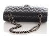 Chanel Medium/Large Black Quilted Caviar Classic Double Flap