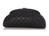 Chanel Black Quilted Caviar Timeless Clutch