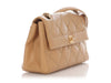 Chanel Vintage Beige Quilted Caviar Wild Stitch Flap