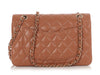 Chanel Small Caramel Quilted Lambskin Classic Double Flap