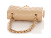 Chanel Small Beige Claire Quilted Caviar Classic Double Flap