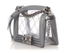 Chanel Small Silver PVC Boy Bag