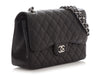 Chanel Jumbo Black Quilted Caviar Classic Double Flap