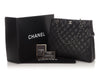 Chanel Black Quilted Caviar Tote