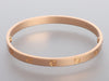 Cartier 18K Rose Gold Love Bracelet 19