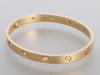 Cartier 18K Yellow Gold 10 Diamond Love Bracelet 18