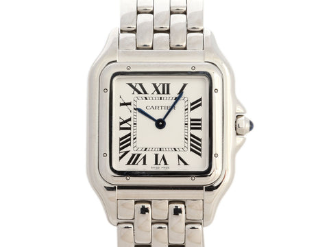 Cartier Large Stainless Steel Panthère De Cartier Watch 31mm