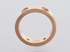 Cartier 18K Rose Gold Rainbow Multistone Love Ring