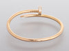 Cartier 18K Rose Gold Diamond Juste Un Clou Bracelet 16