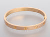 Cartier 18K Rose Gold Classic Love Bracelet 17