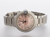 Cartier Stainless Steel Diamond Ballon Bleu Watch 33mm