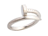 Cartier 18K White Gold Juste un Clou Ring