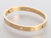 Cartier 18K Yellow Gold 4 Diamond Love Bracelet 16