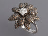 Le Vian 14K White Gold Chocolate Diamond Flower Ring