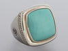 David Yurman Sterling Silver 20mm Turquoise Albion Ring