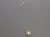 David Yurman 18K Yellow Gold Pavé Diamond Medium Infinity Pendant Necklace