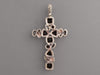 David Yurman Sterling Silver Diamond and Onyx Confetti Cross Pendant