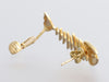 Kamushki 18K Yellow Gold Single Wishbone Pierced Earcuff