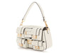 Fendi White Calfskin Multipocket Baguette