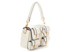 Fendi White Calfskin Multipocket Baguette