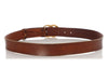 Gucci Brown Calfksin Wide GG Belt