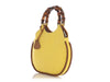 Gucci Small Yellow Bamboo Handle Bag