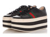 Gucci Black Peggy Platform Sneakers