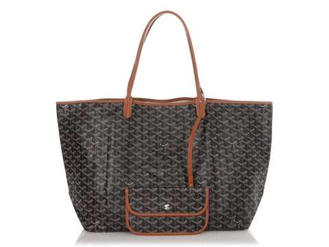 Goyard Black and Tan Saint-Louis GM