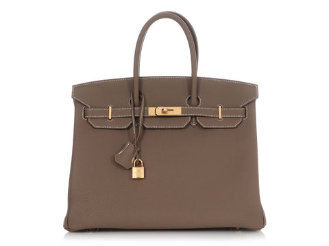 Hermès Etoupe Togo Birkin 35