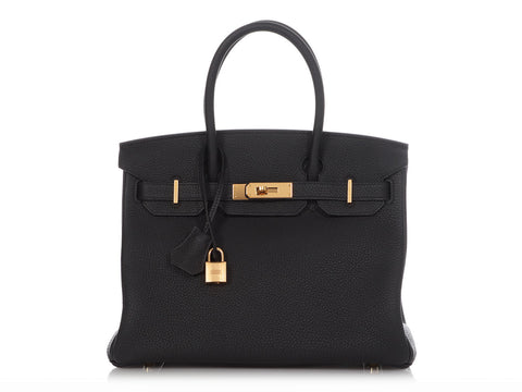 Hermès Black Togo Birkin 30